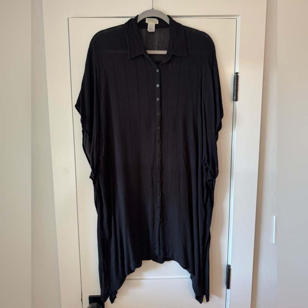 LSPACE black cover up. Size S. Excellent worn condition